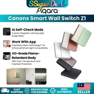 CN Aqara Canons Smart Wall Switch Z1 VO-Grade Flame-Retardant Over-Temperature and Overload Protecti