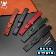 Suitable for Casio Small Square Watch AE-1200WH/1300/1000/A159 Modified Retro Genuine Leather Watch 