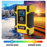 FOXSUR FBC122412D FOXSUR Battery Charger เครื่องชาร์จแบตเตอรี่ รถยนต์ รถมอเตอร์ไซค์ LiFePo4 Deep 12V