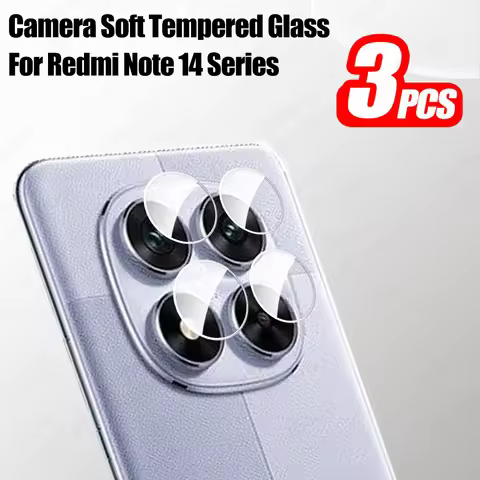 3Pcs Camera Lens Glass For Xiaomi Redmi Note 14 15 Pro 5G Camera Protector Note14 Note15 Pro+ Note14