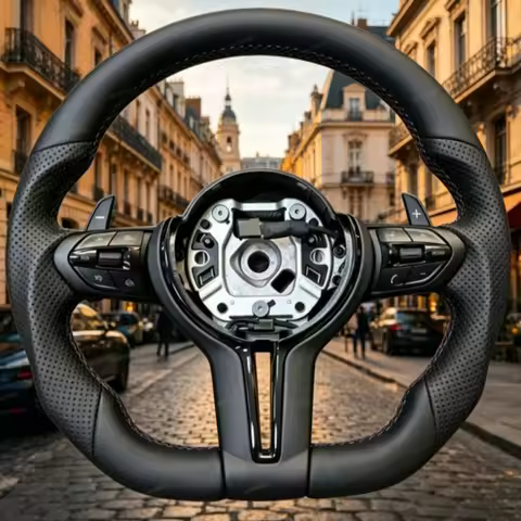 Sport Steering Wheel For BMW F06 F07 F30 F10 F11 F15 F16 F20 F21 F22 F31 F32 F36 F48 F80 E82 E90 E71