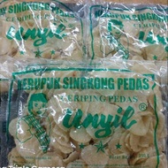 kerupuk singkong pedas cap Unyil kerupuk mentah pedas cemmelan pedas kripik unyil