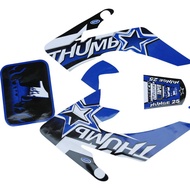 Motorcycle Decal Sticker Red Blue Yellow Green Racing Motorcycle Kohis Sticker Crf50 Sticker for CRF