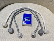 全新日式窗簾布磁石扣綁帶 $12/3條 款式如圖 每條長50cm Magnetic Curtain Tiebacks