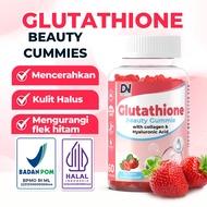 Glutathione & Collagen Beauty Gummy – Contains Vitamin C, Collagen, Hyaluronic Acid – Brightens Skin