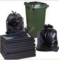 Garbage roll black for trash bins in small medium large XL and XXL garbage bag plastic bag HAPPY BOX