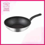 [bilibin] Stainless Wok (induction compatible), 28cm, 1pc / Korean Wok / Induction Compatible by Fro