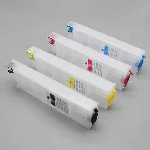 1set T9451-T9454 CMYK Refillable Ink Cartridge for Epson WorkForce Pro WF-C5290 WF-5210 WF-5710 WF-C