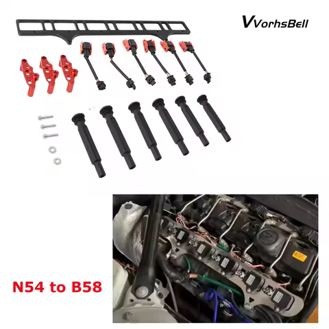 Upgrade Your BMW N54: Convert N54 Coil Bracket to B58 with New Wire Harness Boots