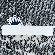 STUSSY 80S 90S LOGO STICKER WHITE