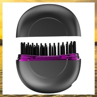 (HARB) Wireless Rechargeable Travel-Friendly Portable Ionic Hair and Beard Straightener BrushMini Ha