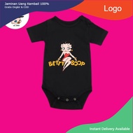 Baby clothes jumper baby kids BETTY BOOP tshirt cartoon dizzy dishes tee short t-shirt age 0 1 2 3 4