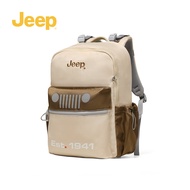 Jeep Childrens Backpack Elementary School Students Large Capacity Ultra-light Double Shoulder Bag St