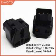 YINGRAN3 2 in 1 IEC 320 C14ชายถึง C13อะแดปเตอร์ไฟหญิง PDU/UPS C13ปลั๊กหญิง
