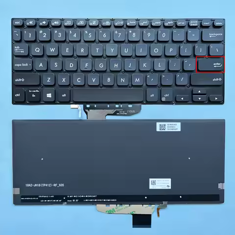 TP412 US Keyboard For ASUS Vivobook Flip 14 TP412 TP412U TP412UA TP412UR TP412FA TP412F TP412UA-EC04