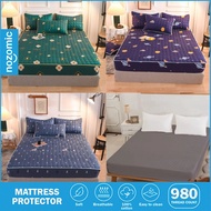 Cadar Patchwork Dust Protection Simmons Printed Toto Narita Cot Mattress Protector Cover Bedsheet 床笠