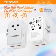 TESSAN Multi Plug Extension Adapter with USB, Surge Protector Power Socket Safety Mark Charger