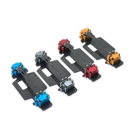 Motor steering gear bracket,gear box,Two-Layer Board,steel reduction gear,Chassis for Wltoys K989 K9