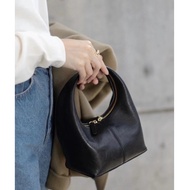 [Ready Stock+Pre-Order⼁Real Shot] Tintin Korea⼁Bucks & leather Designer Genuine leather Double Zippe