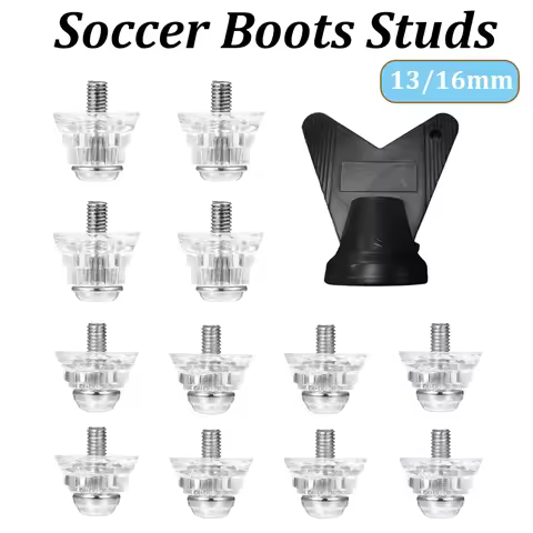 4/12PCS Football Boot Studs Replacement 13MM &16MM Football Shoes Cleats Spikes with Wrench Tool for