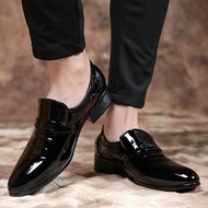 Plus Size 48 Slip on Formal Kulit Lelaki Leather Shoes Men