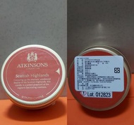 英國頂香 ATKINSONS 阿特金森 蘇格蘭高地香氛蠟燭30g-杜松子與橡木