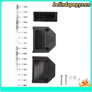 OBD2 OBD II 16 pin connector socket Diagnostic Tool Adapter OBD connector + Enclosures + Terminal + 