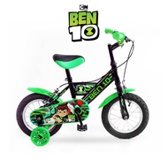 จักรยาน BEN10 รถจักรยานเด็ก TURBO BICYCLE รุ่น 12" BEN10 ลิขสิทธิ์แท้ (จัดส่งเป็นกล่อง ประกอบแล้ว 85%)