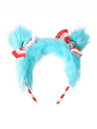 Dr. Seuss Costume Accessories Costumes USA Thing 1 and Thing 2 Headband Bopper for Kids Blue Red Whi