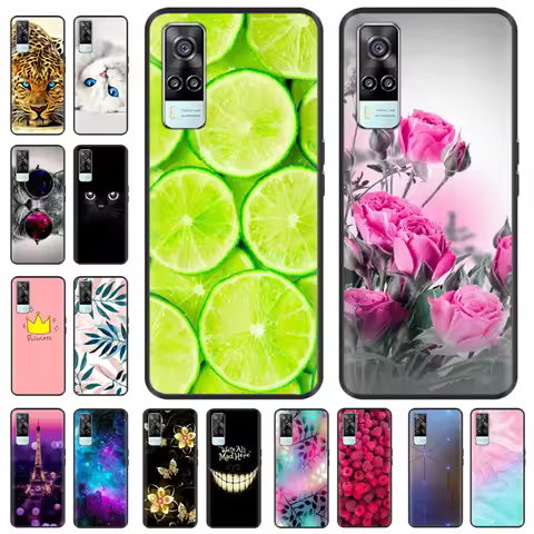 For Vivo Y33 V2057 Case Silicone Soft TPU Phone Back Cover for Vivo Y33 4G Case for vivoY33 Y 33 202