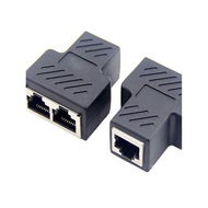 RJ45 LAN Ethernet Network Connector Splitter 1 to 2 Lan Splitter RJ45 1 to 2 Ethernet Lan Cable Conn