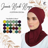 Inner Tudung Neck Ninja Soft Cotton Lycra Anak Tudung