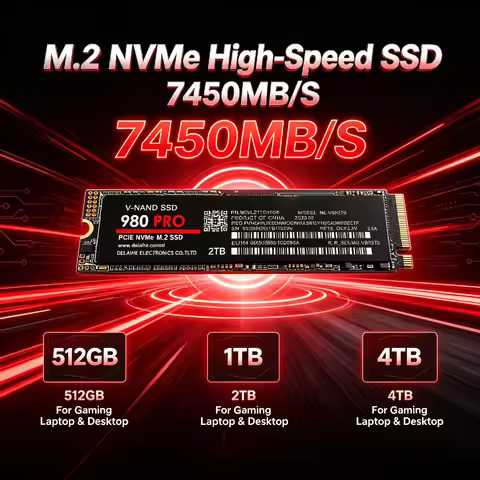 M.2 NVMe NGFF Internal SSD 512GB 1TB 2TB 4TB Hard Disk Drive for Gaming Laptop Desktop Computer Pro 