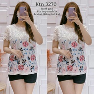 KATUN Н327 Н MODERN Cotton BLOUSE Clothes Brocade Combination Women