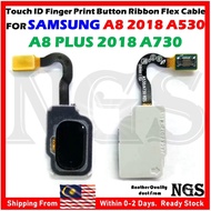 Touch ID Finger Print Button Ribbon Flex Cable For Samsung A8 2018 A530 A530F A8 PLUS 2018 A8+ A730 