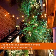 E12 Filament led lamp, 10 lights - 3 meters long, 25 lights - 7 meters long, Vintage Edison Filament