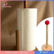 [Prettyia1] Kitchen Paper Towel Holder Simple Vertical Tissue Holder Paper Towel Stand Wrap Dispense