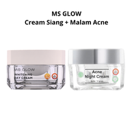 [ PAKET JERAWAT SIANG MALAM ] Ms glow cream malam acne dan ms glow cream siang / ms glow acne night 