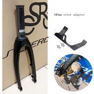 SILVEROCK MINI-01D Carbon Fork 16" 349 305 Caliper Disc Brake O.L.D 74mm 28.6mm fit for FNHON GUST ZEPHYR K3 Plus Folding Bikes Forks with Magnet Mount