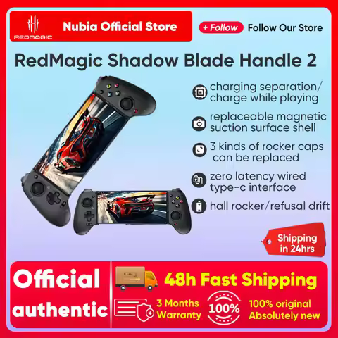 2024 RedMagic Double Blade Gamepad 5 Million Micro-switch Clicks Controller Bluetooth Control Switch