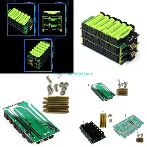 P5EA 6S Power Wall Balancer PCB Module Power Bank for Case 18650 24V Battery Holder 40A Battery Box 