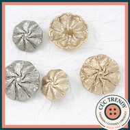 Combo of 5c Metal Buttons size 18 23cm, AB31 Dchic buttons, twisted buttons, shoulder buttons, sleev