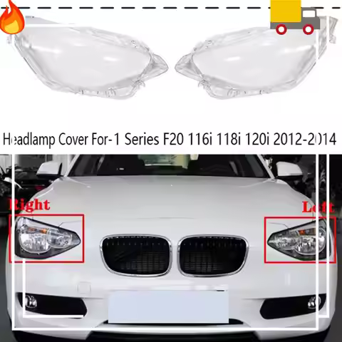 1 Piece Left Head Light Lamp Cover Headlight Shell Glass Lens For-BMW 1 Series F20 116I 118I 120I 20