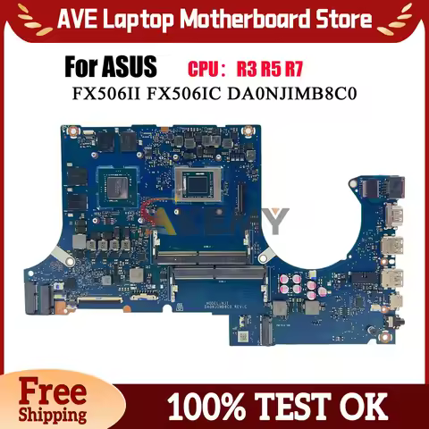 DA0NJIMB8C0 Laptop Motherboard For ASUS TUF Gaming FX506II FX506iH FA506I FX506IC Notebook Mainboard