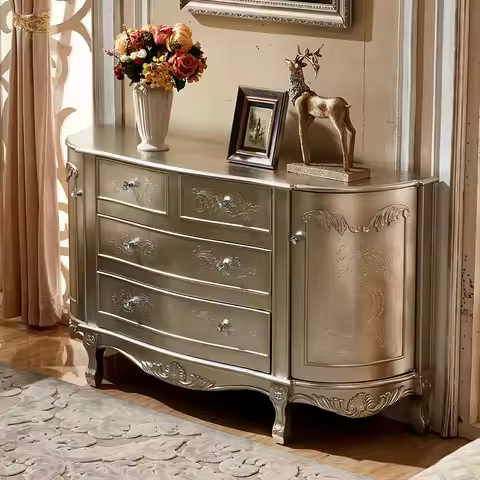 Gold Luxury Morden Cabinet Display Porch Ark Entrance Storage Cabinets Showcases Organizer Armario D