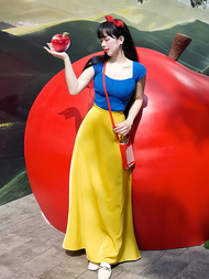 ชุดเจ้าหญิง Snow White สำหรับผู้ใหญ่ ชุดการแสดง ชุดราตรี ชุดคลุมกัน ชุดเด็กผู้หญิง ชุดเจ้าหญิง ชุดเด