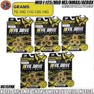 MIO I 125/MIO M3/NMAX/AEROX PULLEY BALL "DYNOPRO" 3PCS/SET (UC15FHK)