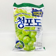 ลูกอมเกาหลี Green Grape Candy 153g ลูกอมรสองุ่นเขียว 청포도 캔디 ลูกอมองุ่น