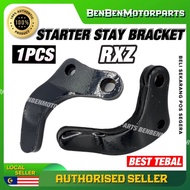 YAMAHA RXZ STARTER STAY // KICK STARTER STOPPER PLATE HITAM SIDE STAND BRACKET TONGKAT TEPI PENAHAN 