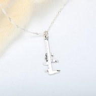 【Angel & Me】可移動 游標卡尺 s925純銀項鍊 情人節禮物 生日禮